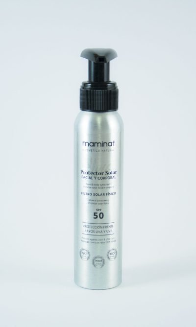 Protector solar corporal y facial SPF 50 Maminat
