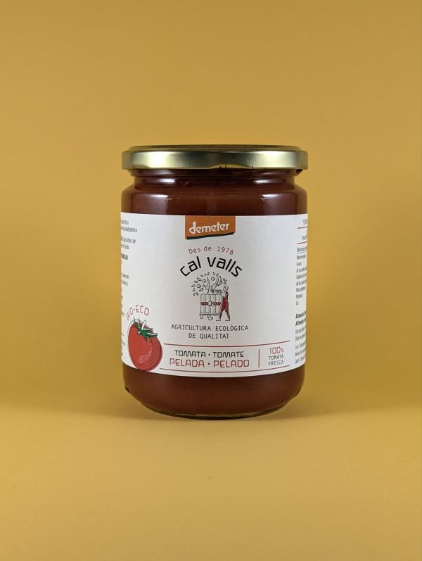 Tomate pelado ecológico Cal Valls