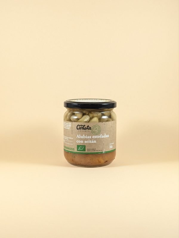 Alubias estofadas con seitán Carlota Organic