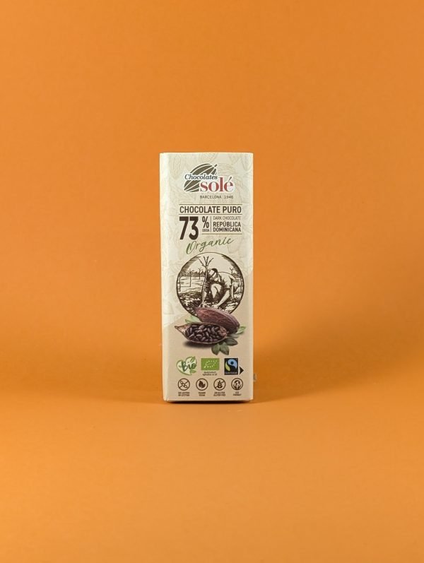 Chocolate puro 73% orgánico Solé (25g)