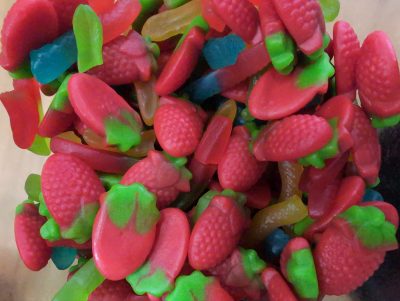 Gominolas veganas (fresas y serpientes)